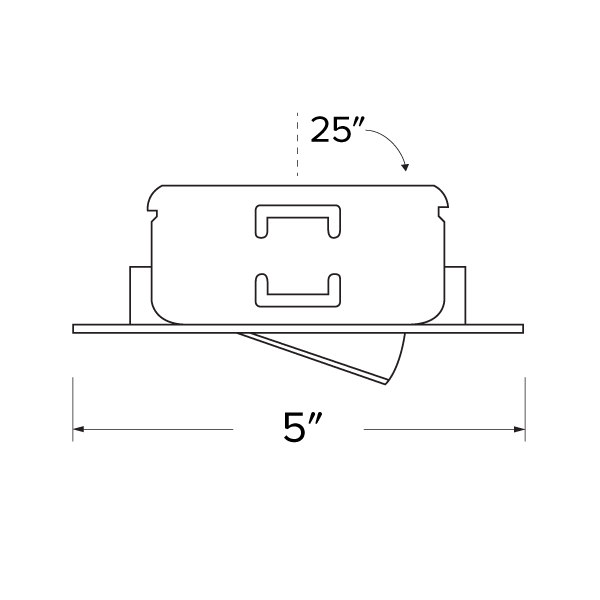 Elco Pex 4 Diecast Round Adjustable Spot Trim for Koto Module - Sonic Electric