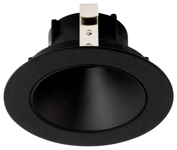 Elco Pex 4 Round Deep Reflector Trim for Koto System ELK4118BB - Black