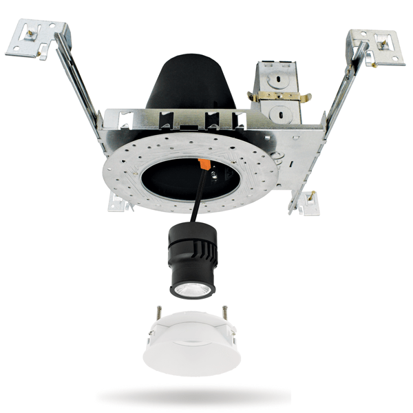 Elco Pex 4 Round Trimless Smooth Reflector Trim for Koto Module - Sonic Electric