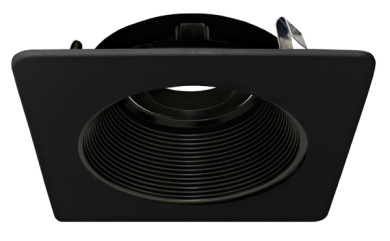 Elco Pex 4 Square Adjustable Phenolic Baffle Trim for Koto System - Sonic Electric