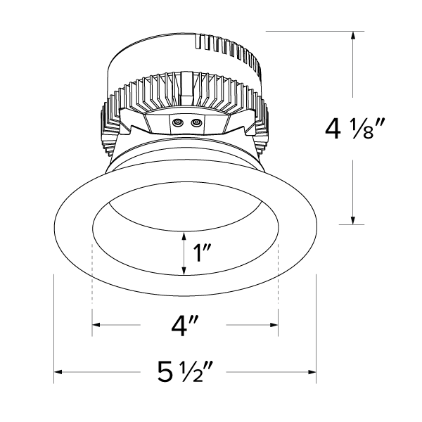Elco Ply System 4 0-10V LED Inserts with 5-CCT and 3-Lumen Switch - Sonic Electric
