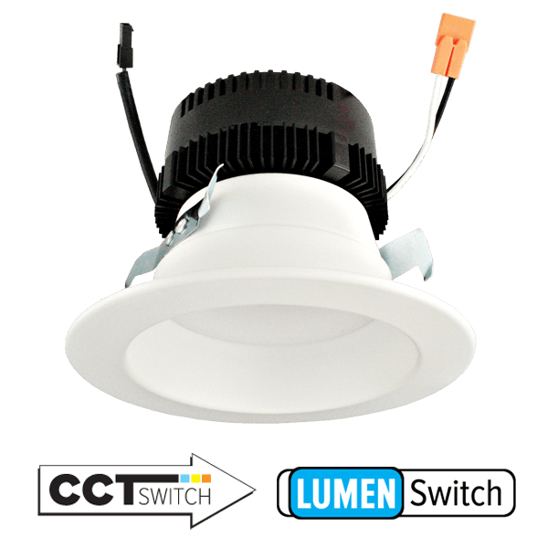 Elco Ply System 4 0-10V LED Inserts with 5-CCT and 3-Lumen Switch - Sonic Electric