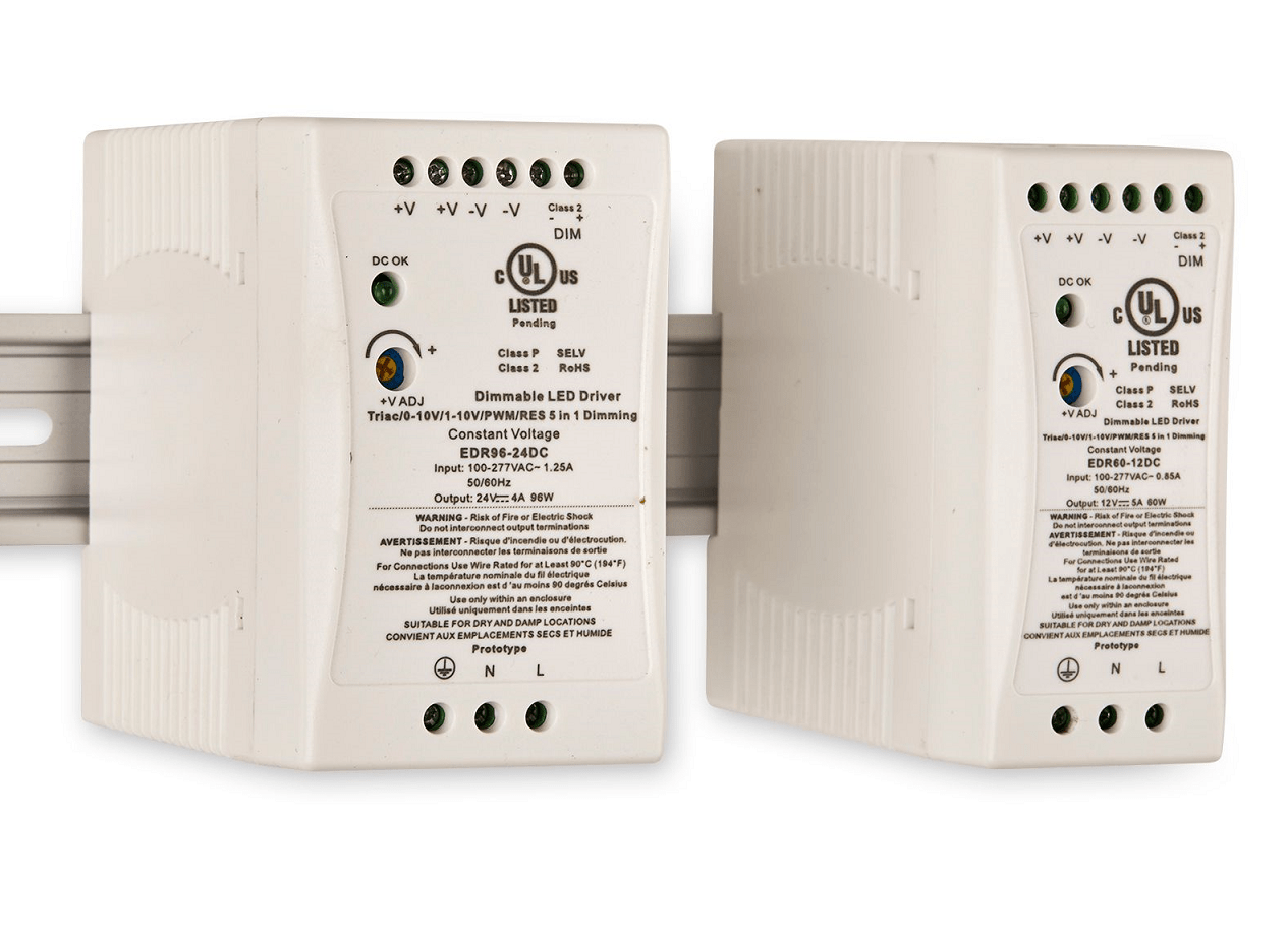 Emcod 110V-277V 100W 12V DC Universal Input Voltage | 5 in 1 Dimmable LED Driver - Sonic Electric