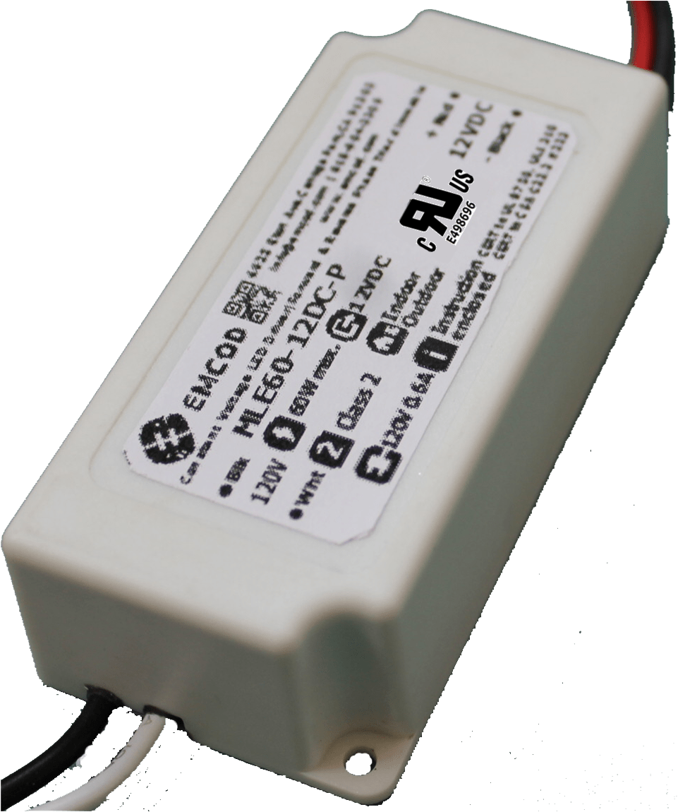 Emcod MLE60-24DC-P 60W Class 2 Electronic Outdoor Phase LED DC Driver - Sonic Electric