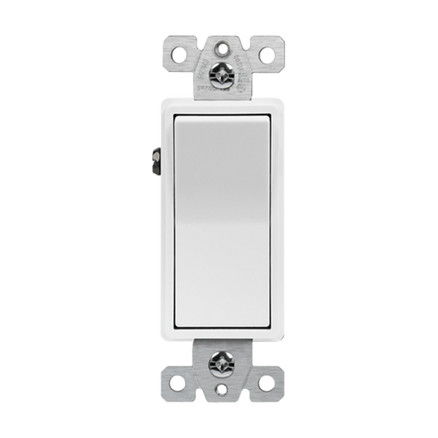 Enerlites 20 Amp Single Decora Paddle Rocker Light Switch - White - Sonic Electric