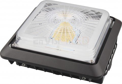 Envision Square Slim Canopy Light 5-Power + 3 CCT Selectable - Sonic Electric