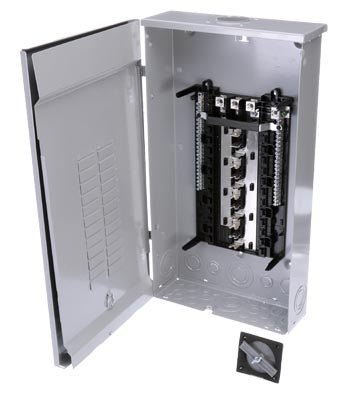 ES Series 125 Amp 12-Space 24-Circuit Main Lug Outdoor 3-Phase Load Center - Sonic Electric