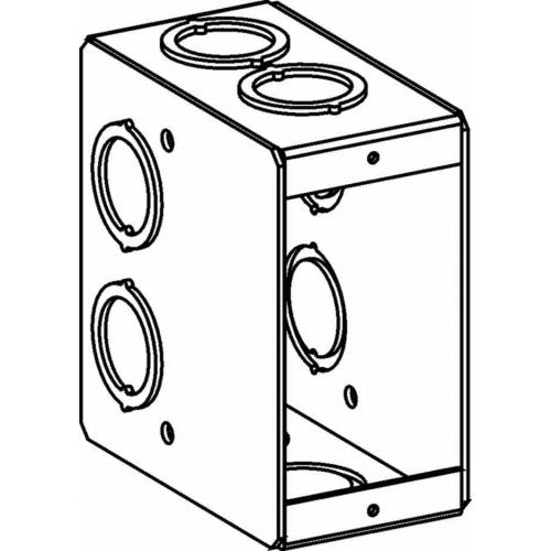 MB-1 - 1-Gang Masonry Box with CKO, 3-1/2 Deep - Sonic Electric