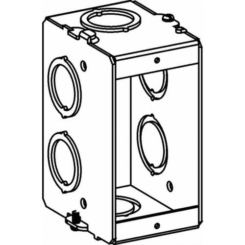 MSBG-1 - 1-Gang Gangable Masonry Box with CKO, 2-1/2 Deep - Sonic Electric