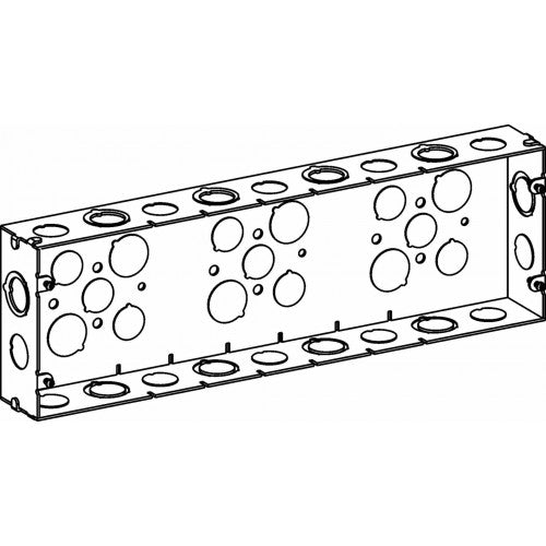 Orbit 1-5/8" Deep, 7-Gang Multigang Switch Box