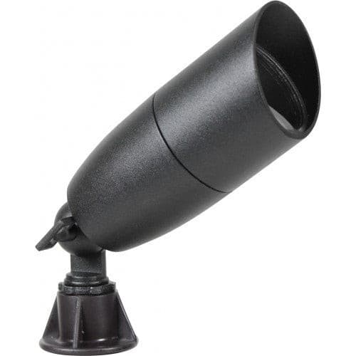 Orbit 1081 12V Cast Aluminum Directional Bullet Landscape Light with Hood & Key - Sonic Electric