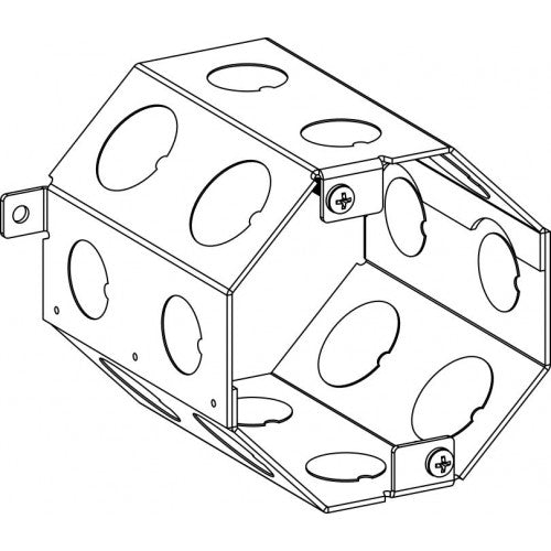 Orbit 4 Deep, 4 Octagonal Concrete Box - Sonic Electric