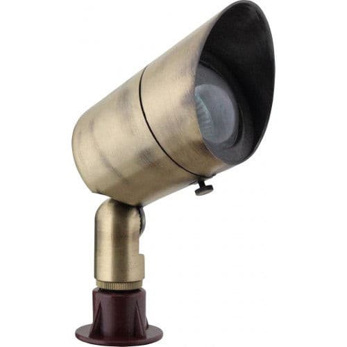 Orbit B126 12V Cast Brass Directional Landscape Light Fixture - Sonic Electric