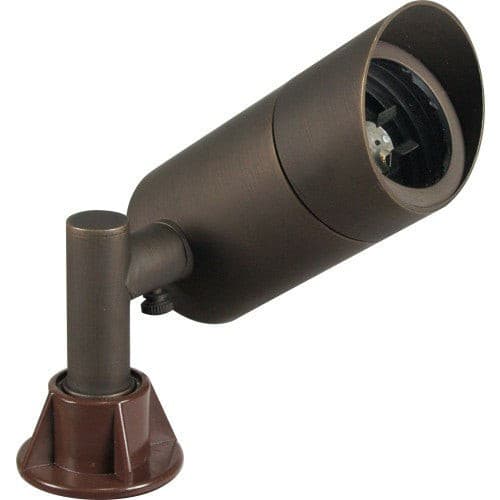Orbit B152-ARB 12V Solid Brass Directional Landscape Light with Shroud - Sonic Electric