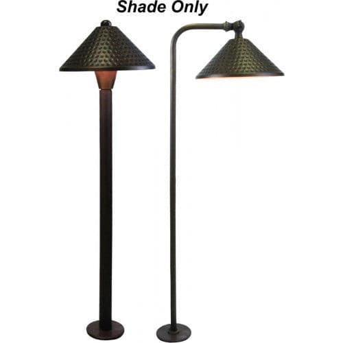Orbit B182C Solid Brass Shade for B180/ B280 Series Landscape Path Light