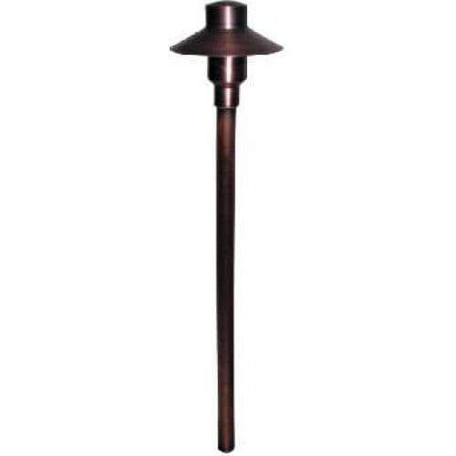 Orbit B224 Solid Brass Mini Mushroom Landscape Path Light - Sonic Electric