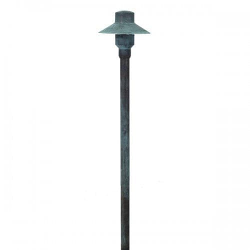 Orbit B224 Solid Brass Mini Mushroom Landscape Path Light - Sonic Electric