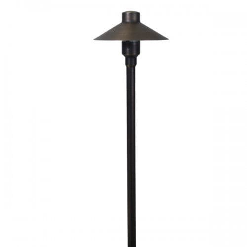 Orbit B225 Solid Brass Large Mushroom Landscape Path Light - Sonic Electric