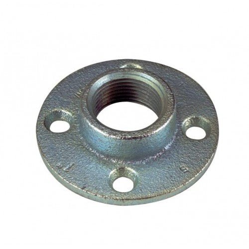 Orbit FR-100 Floor Flange, Malleable Iron Rigid - 1" - Sonic Electric