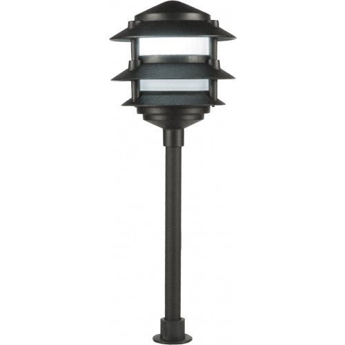 Orbit L2030 LED Outdoor 3-Tier Pagoda Path Landscape Light - 12V, Cast Aluminum - Sonic Electric