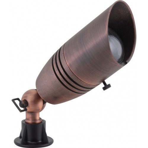 Orbit LB171 Outdoor LED Directional Landscape Light - Cast Brass, 12V, 3W/6W
