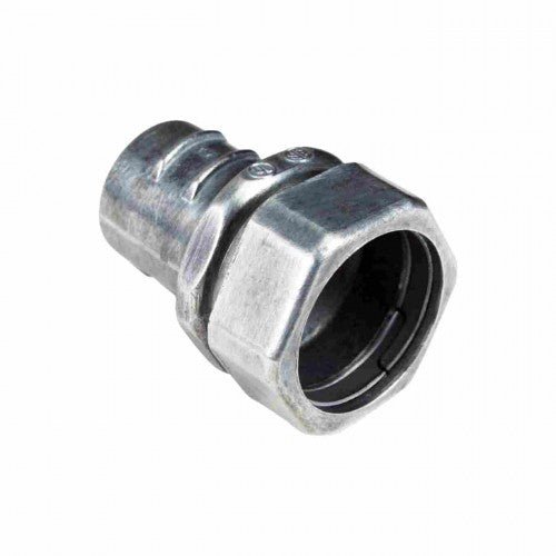 Orbit OF1611 Coupling, EMT to Flex Compression/Screw-In Zinc - 1/2" - Sonic Electric