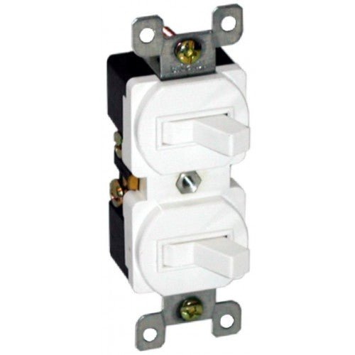 Orbit Two 15A Single Pole Toggle Switches (10 Pack) - Sonic Electric
