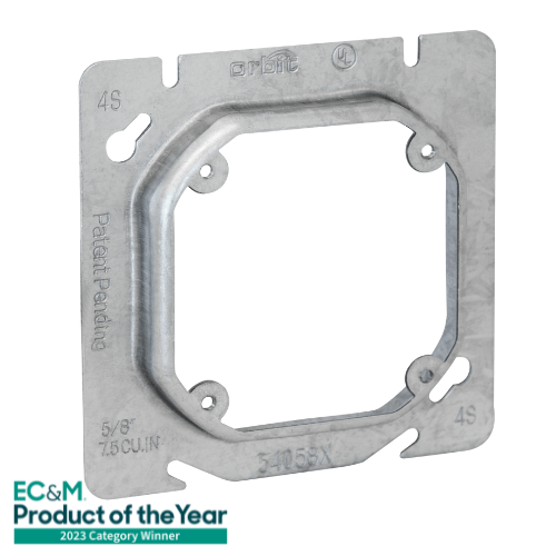 Orbit Universal 4‚¬� & 4-11/16‚¬� to 4O Covers Square to Octagon Fixture Ring - Multiple Sizes - Sonic Electric