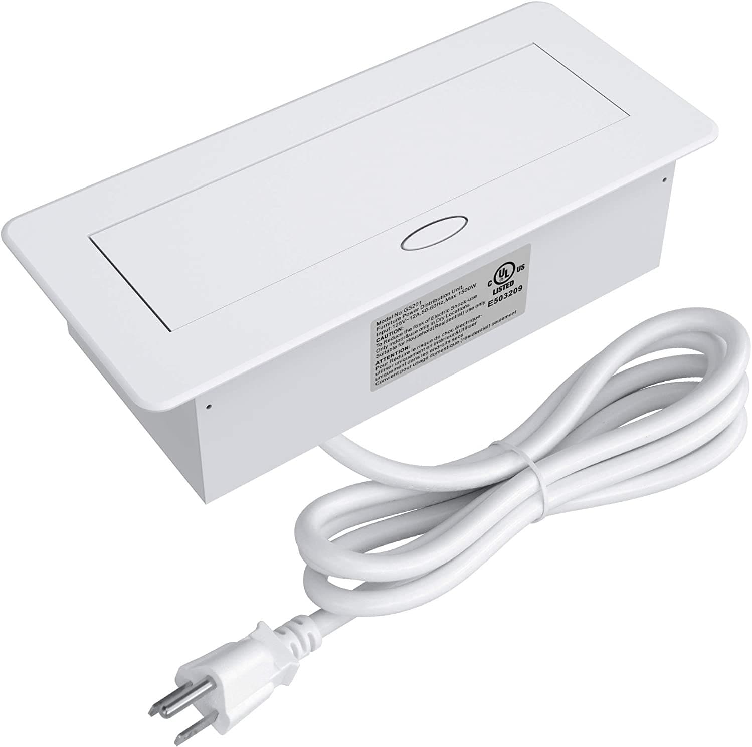 Pop Up Outlet Table Connection Box With 2 Outlets & 2 USB Charging Ports - Sonic Electric