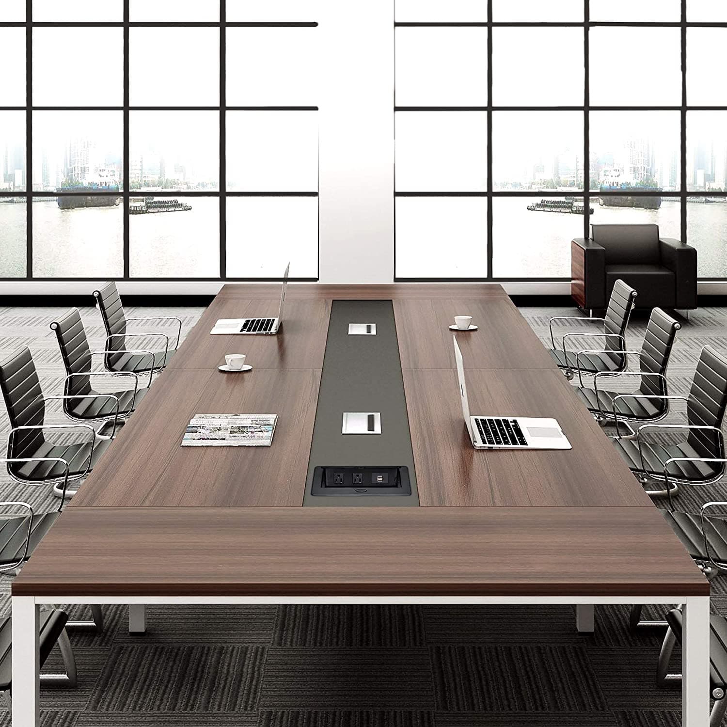 Pop Up Outlet Table Connection Box With 2 Outlets & 2 USB Charging Ports - Sonic Electric