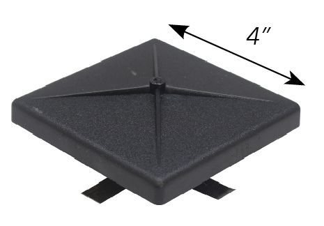 Westgate PSS4C Pole Cap 4" Polycarbonate Outdoor Lighting - Bronze