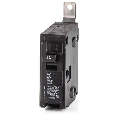 Siemens B115 15-Amp Single Pole 120-Volt 10KAIC Bolt in Breaker - Sonic Electric