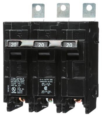 Siemens B320 20-Amp 3-Pole 240V Bolt-in Circuit Breaker - Sonic Electric
