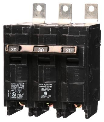 Siemens B330 30-Amp 3-Pole 240V Bolt-in Circuit Breaker - Sonic Electric