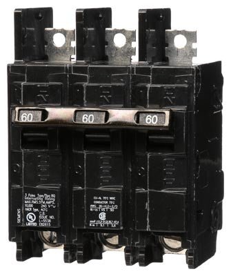 Siemens BQ3B060 60-Amp 3-Pole 240V Circuit Breaker - Sonic Electric