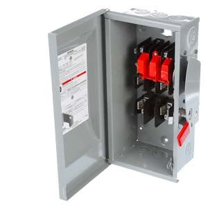 Siemens GF222N 2-Pole 2-Fuse Indoor General Duty Safety Switch - Sonic Electric