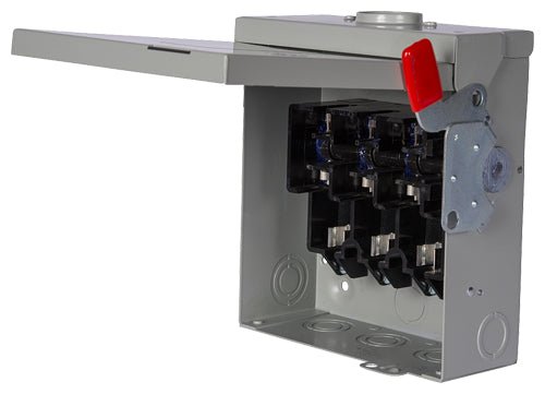 Siemens GF223NR 100-Amp 2-Pole 2-Fuse Outdoor General Duty Safety Switch - Sonic Electric