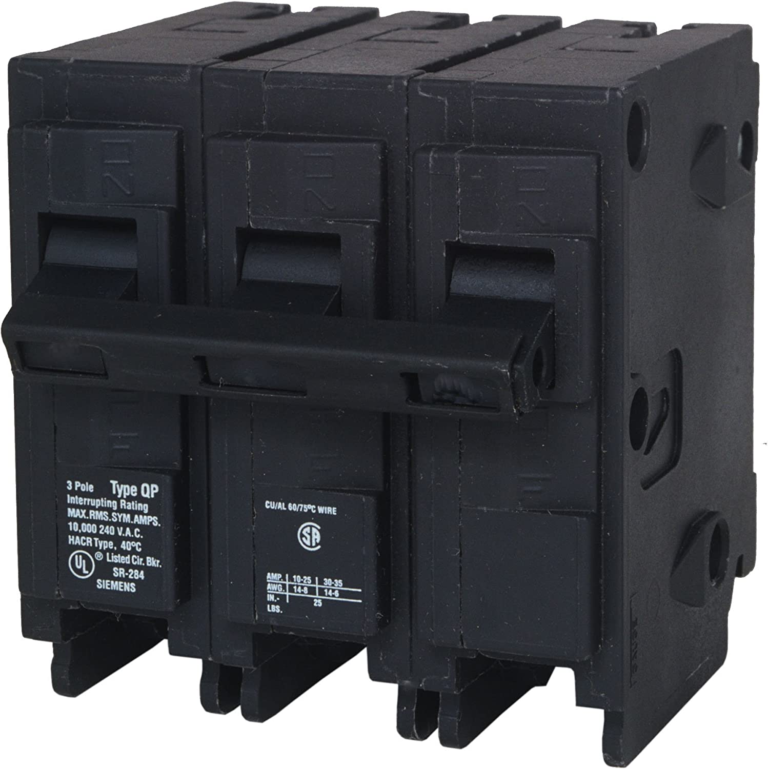 Siemens Q390 90-Amp 3-Pole Type QP Circuit Breaker - Sonic Electric
