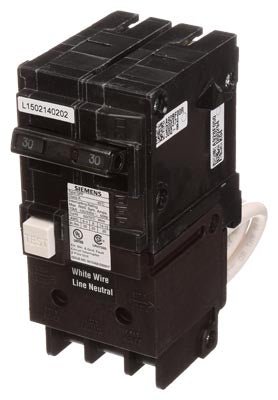 Siemens QF220A 20-Amp 2-Pole GFCI Circuit Breaker - Sonic Electric