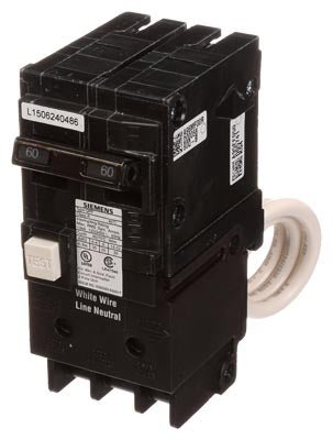 Siemens QF250A 50-Amp 2-Pole GFCI Circuit Breaker - Sonic Electric