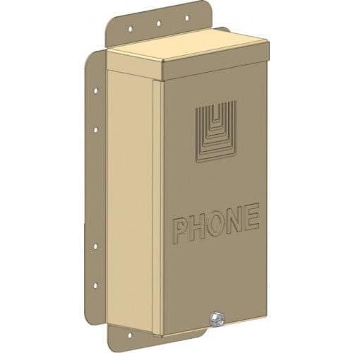 Single Residence Service Enclosure With Emboss- "Phone" Text - Sonic Electric