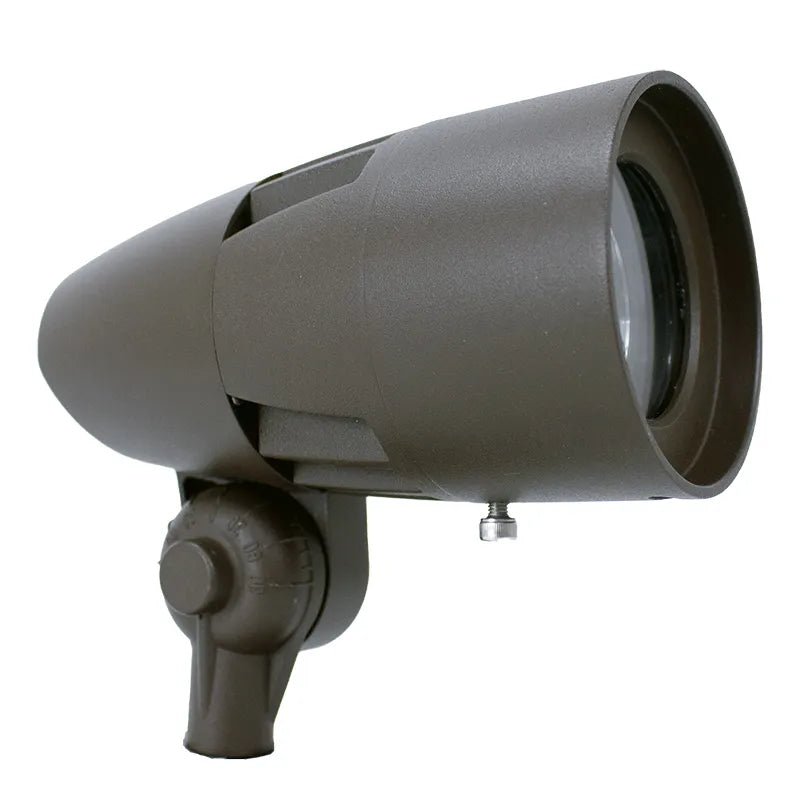 Westgate 120V 5W-30W Bullet Flood Lights with Integrated Photocell and 3CCT Switch - Multiple Finishes - Sonic Electric