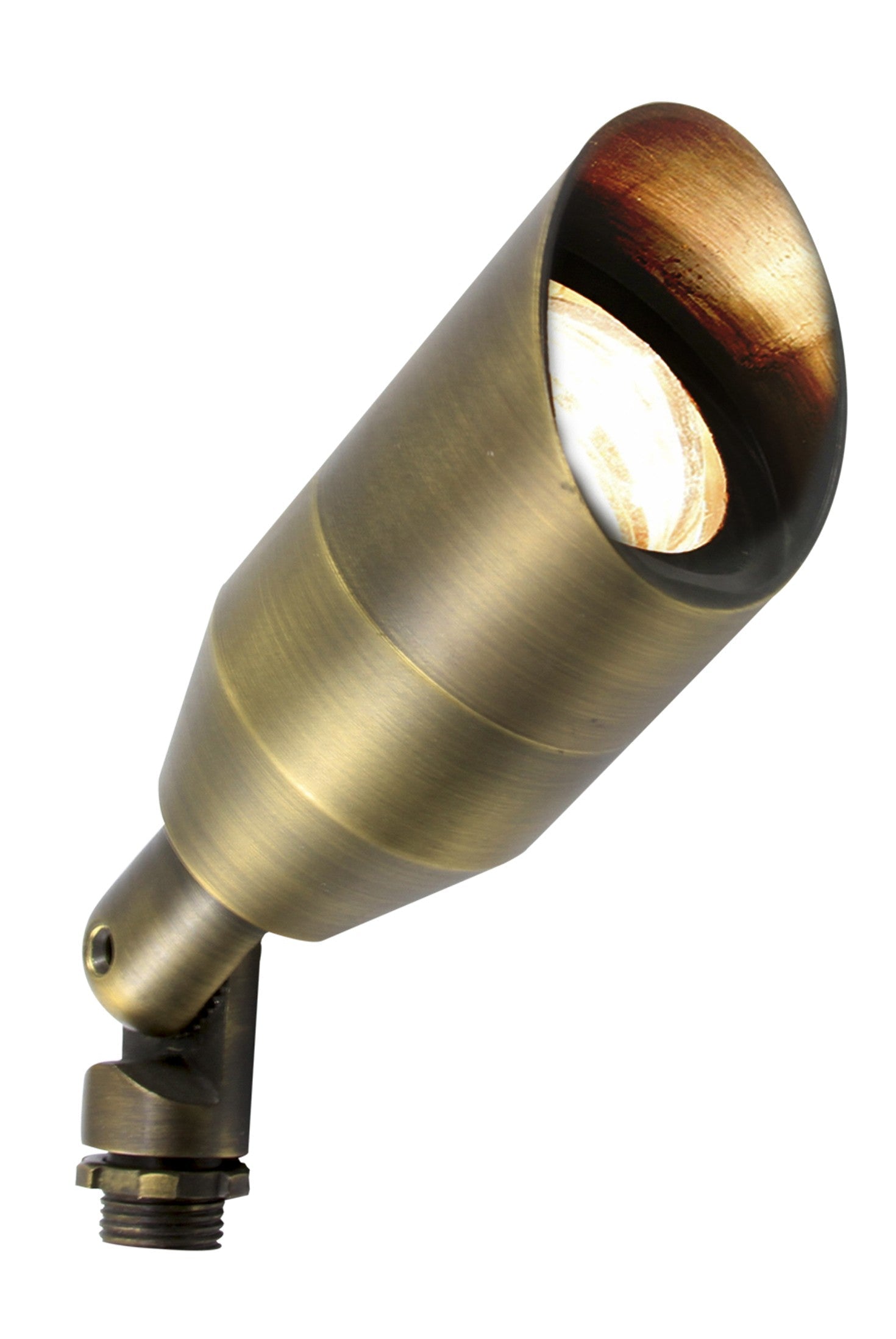 Westgate 12V 5W LED Bullet Directional Light - Cast Solid Brass, Antique Bronze, 3000K