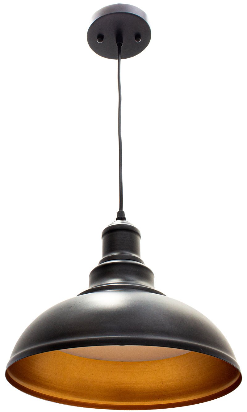 Westgate 25W Integrated LED Vintage Pendant Lights, Black Or White