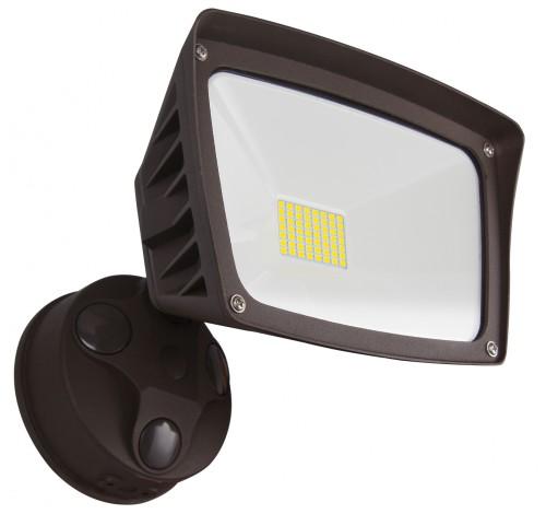 Westgate 28W Dark Bronze LED Security Lights With Optional Motion Sensor Or Photocell 120V AC