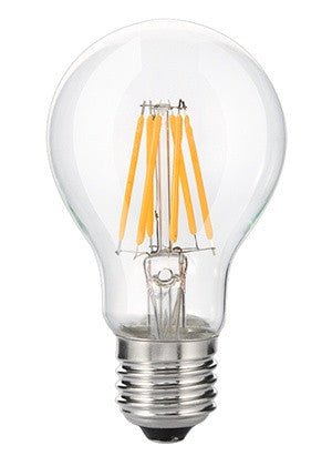 Westgate LED A19 Filament Light Bulb - 7W, Dimmable, Clear Glass, Warm/Natural White
