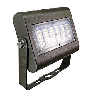 Westgate Power Adjustable LED Flood Light with Trunnion 120-277V - Dark Bronze, UL Listed