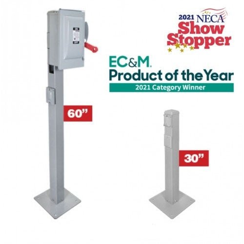 Optimize Rooftop Power Efficiency with Orbit's 30" and 60" Pedestal Posts - Sonic Electric