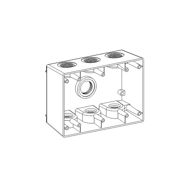 Weatherproof 3-Gang Boxes (2-5/8" Deep) - Sonic Electric