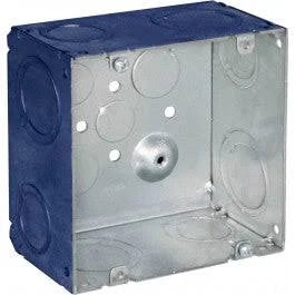 5S Electrical Box Square, 2-1/8” Deep, Welded with MKO